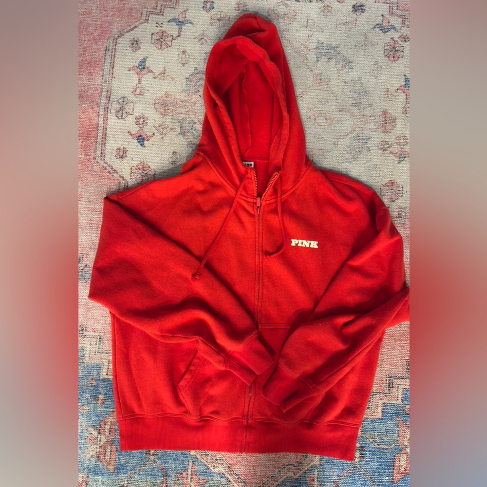 PINK Victoria's Secret Vibrant Red Jacket